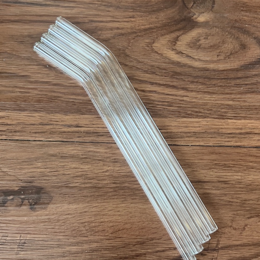 Glass straw set - Picture 2 of 2